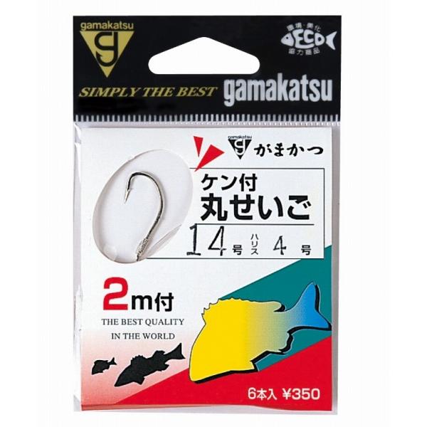 ケン付丸セイゴ 2m 14-4 白 がまかつ 釣り人応援セール