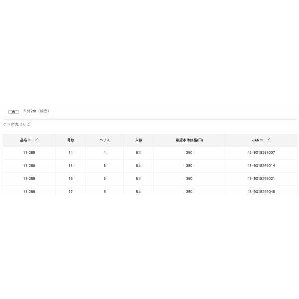 ケン付丸セイゴ 2m 14-4 白 がまかつ 釣り人応援セール