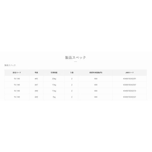 TU148 ワイヤーリーダーEx2(S) 20cm 49-0 がまかつ 釣り人応援セール