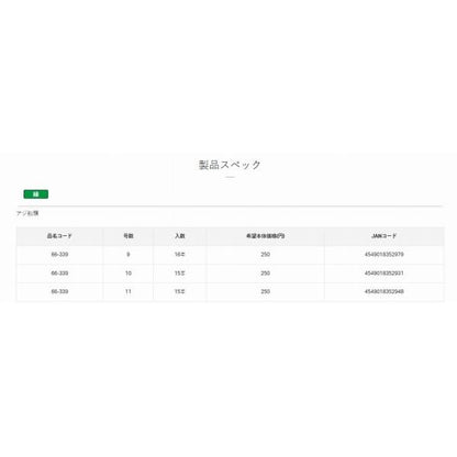 アジ船頭 9号 がまかつ