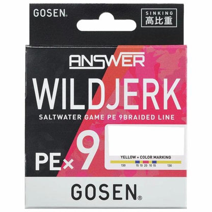 アンサー ワイルドジャークPE X 9S 150M 0.8号 ゴーセン