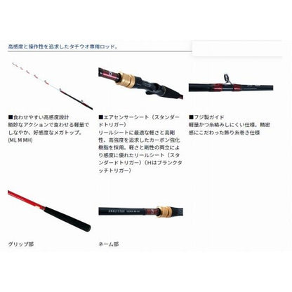 アナリスター タチウオ ML-180 R ダイワ