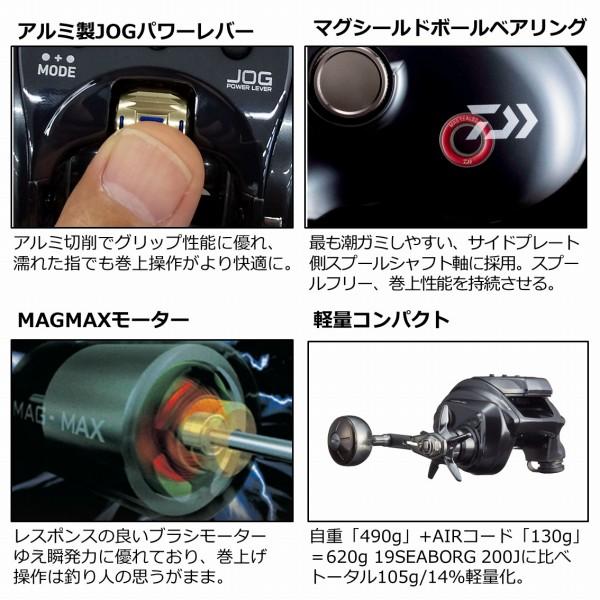 22シーボーグ 200JL-DH ダイワ