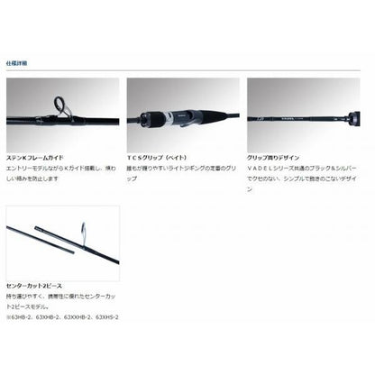 ヴァデル VADEL LJ 63HB-2 ダイワ