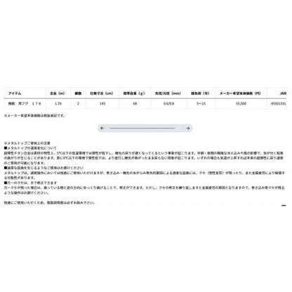 極鋭　湾フグ　178 ダイワ