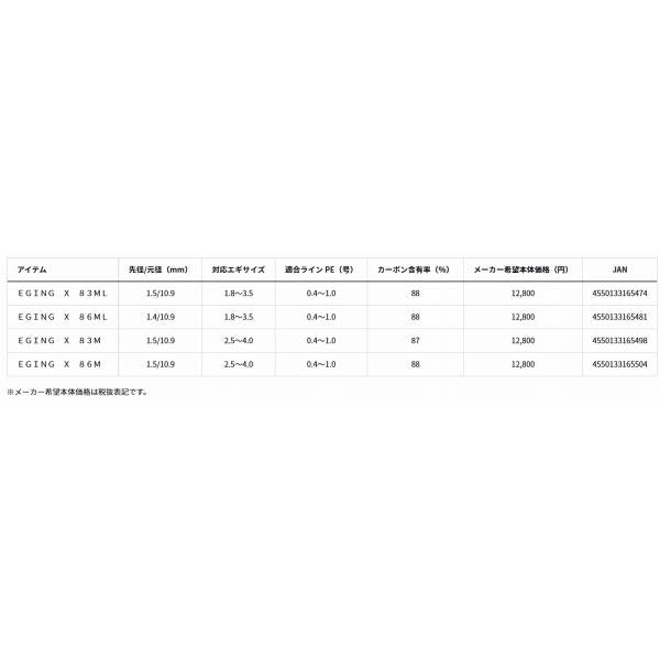 EGING X 83ML ダイワ