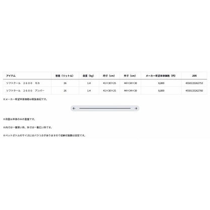 ソフトクール 2600 モカ ダイワ