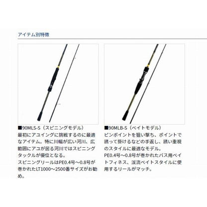 アユイング X 90MLS-S ダイワ