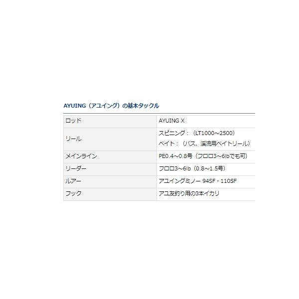 アユイング X 90MLB-S ダイワ