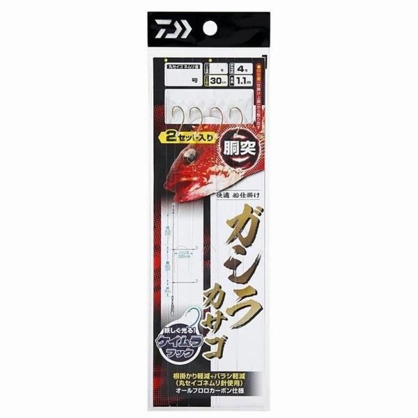 船仕掛胴突ガシラ カサゴ2本針2セット 12号 ダイワ
