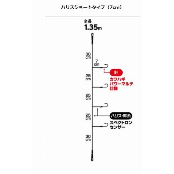 ウマヅラハギ4本針1セット ダイワ 釣り人応援セール