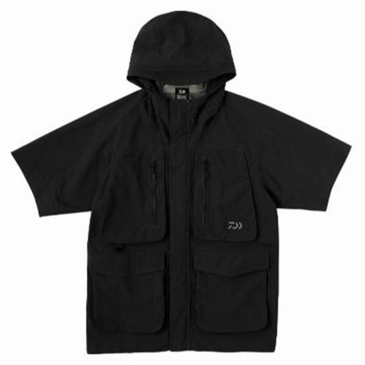 ストリームショートスリーブレインジャケット DR 2724J ブラック Ｍ ダイワ