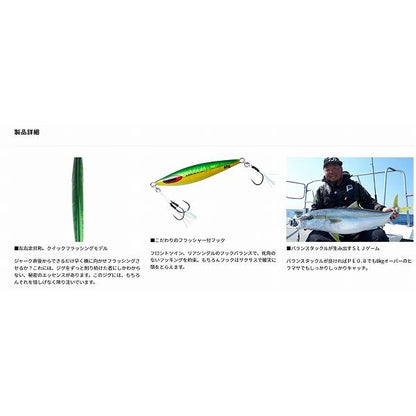 ソルティガFKジグSLJ60g PHチャートグローベリー ダイワ