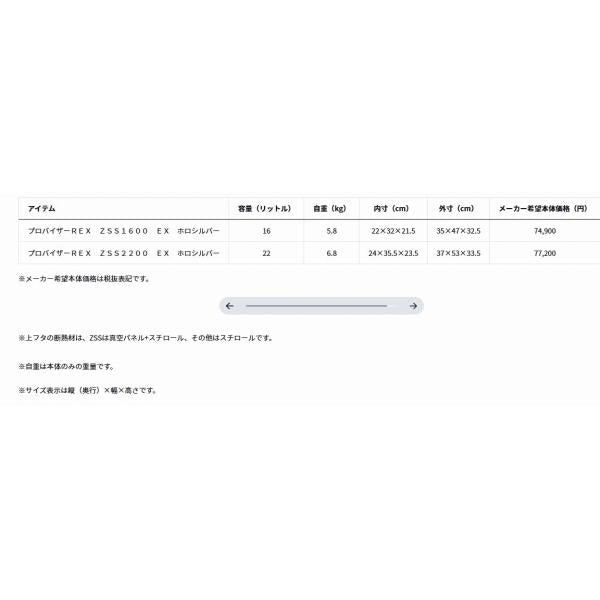 プロバイザーREX ZSS2200 EX ホロシルバー ダイワ