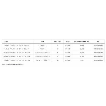 ランディングネットFL2 55RＣ ガンメタ ダイワ