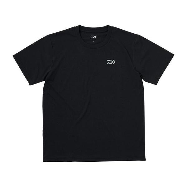 ショートスリーブ バックプリントTシャツ ＤE 8325 ブラック Ｍ ダイワ