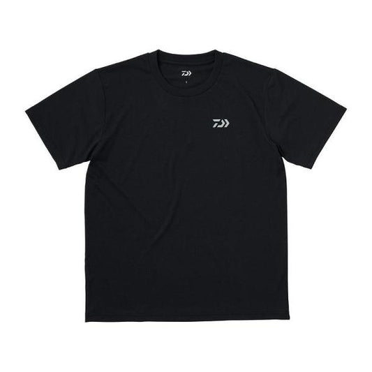 ショートスリーブ バックプリントTシャツ ＤE 8325 ブラック Ｍ ダイワ