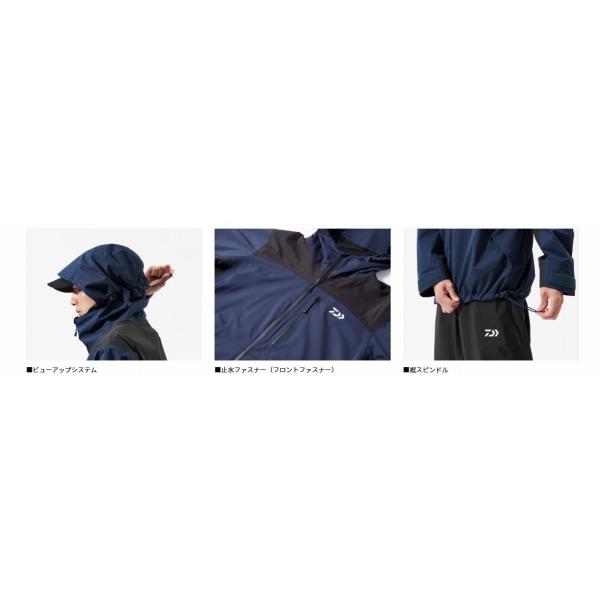 レインマックス(RAINMAX) レインスーツ DR 3625 ブラック ＸL ダイワ