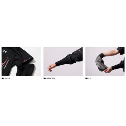 ＤＲ-1425Ｊ スペシャル GORE-TEX ベリーショートレインジャケットブラック Ｌ ダイワ