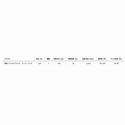 瞬鋭テンヤタチウオＥX 91Ｈ 160 ダイワ