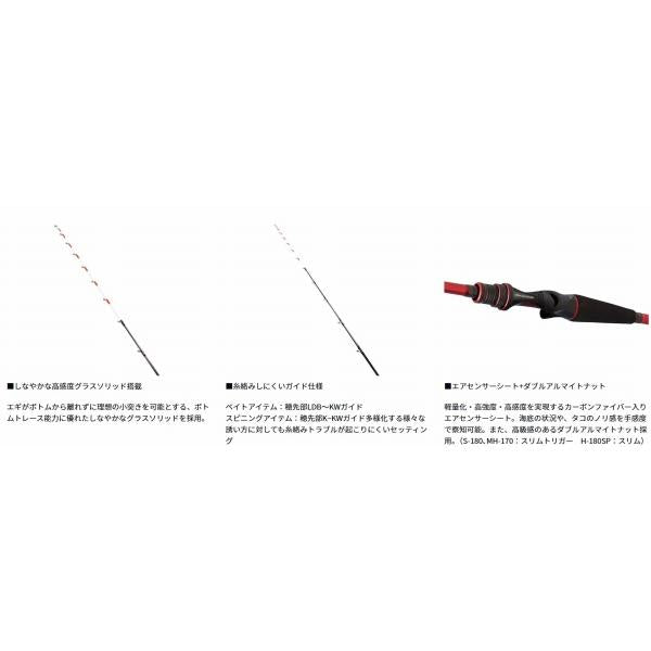 アナリスターエギタコ　Ｈ－180ＳＰ・Ｊ ダイワ