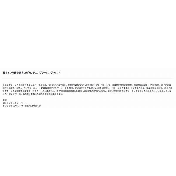 ＳＩＬＶＥＲ　ＷＯＬＦ　ＳＸ　80ＭＢ－Ｓ ダイワ