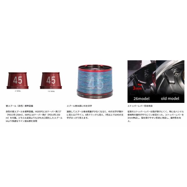 26トーナメントサーフ45 06PE ダイワ