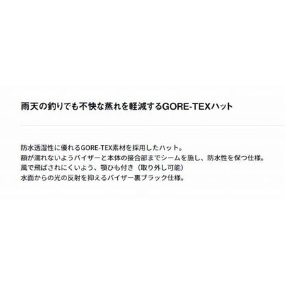 DC-1726 GORE-TEX ハット ブラック キングサイズ ダイワ