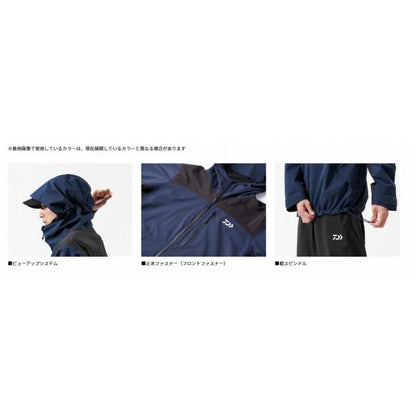 DR-3625 RAINMAX レインスーツ ボルドー Ｌ ダイワ