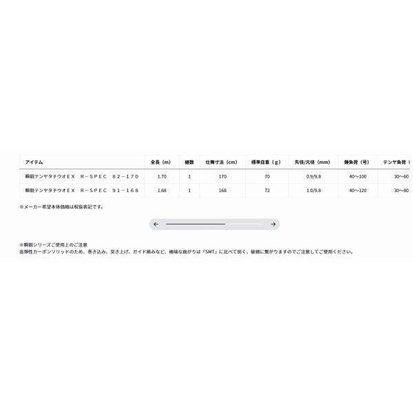 瞬鋭テンヤタチウオEX R-SPEC 82-170 ダイワ