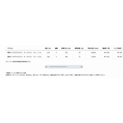 瞬鋭テンヤタチウオEX R-SPEC 82-170 ダイワ