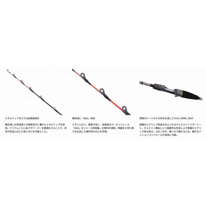 メタリア テンヤタチウオ 82H-180・E ダイワ
