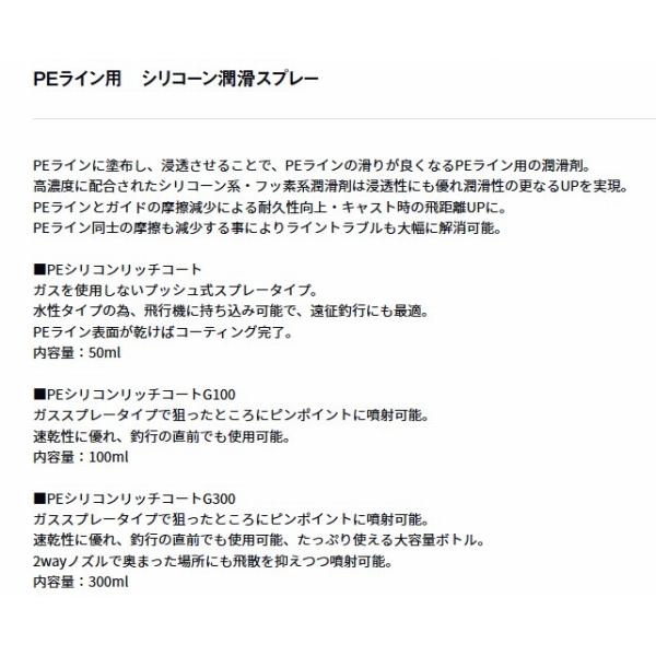 ＰＥシリコンリッチコート Ｇ300 ダイワ