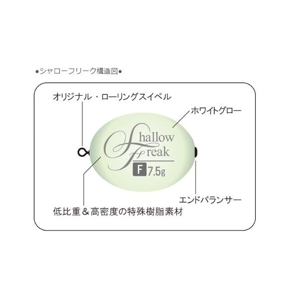 アシャローフリークF7.5G アルカジックジャパン