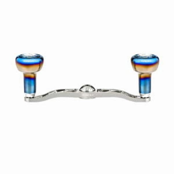ダブルハンドル 7x4mm 長さ120mmチタン & シルバー ゴメクサス