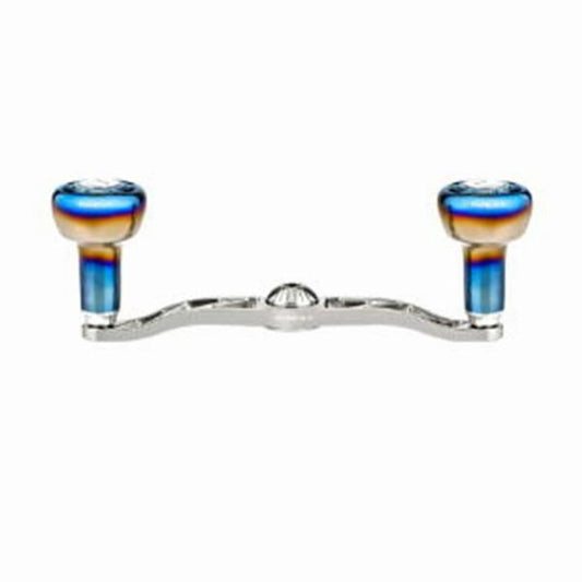 ダブルハンドル 7x4mm 長さ120mmチタン & シルバー ゴメクサス