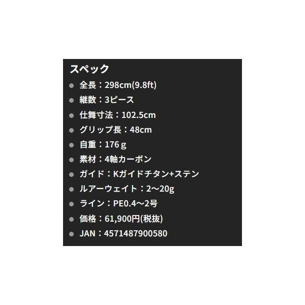 ビームス インテ 9.8L FB-98L フィッシュマン