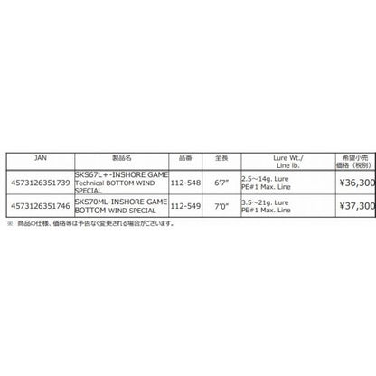 レジットD スクアド SKS70ML INSHORE GAME ボトムワインドSP レジットデザイン 秋の大感謝祭