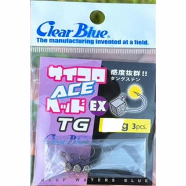 サイコロヘッド ACE TG EX 2.5g クリアブルー