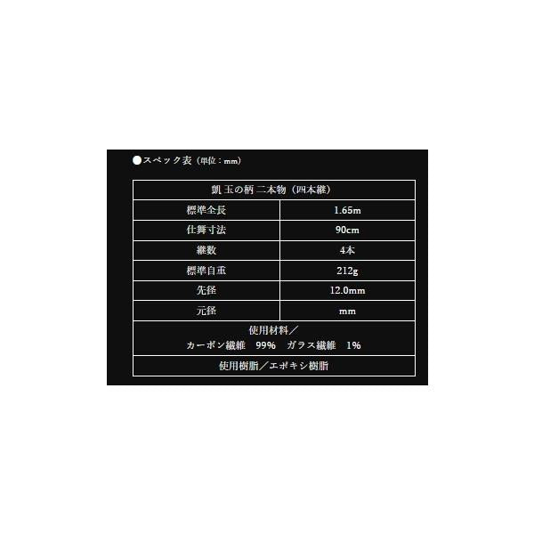 凱 竿掛 二本物(四本継) 笛巻 オオモリ 秋の大感謝祭