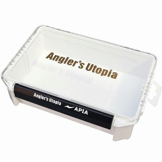 APIA深型ルアーボックス 水抜ダクト ホワイト アピア