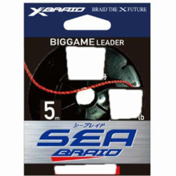 XBRAID SEA BRAID 5M HP レッド 6号40LB XBRAID