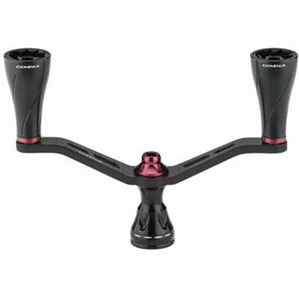 カーボン製ハンドル 98ｍｍ ブラックレッド ダイワ ゴメクサス