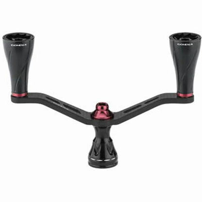 カーボン製ハンドル 98ｍｍ ブラックレッド ダイワ ゴメクサス