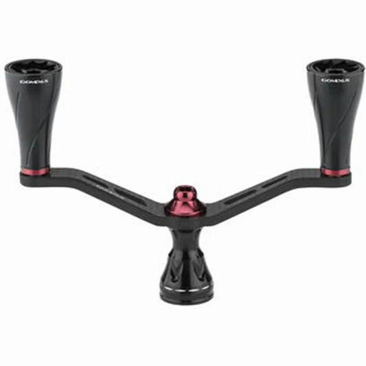 カーボン製ハンドル 98ｍｍ ブラックレッド ダイワ ゴメクサス