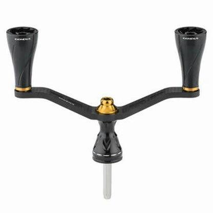 カーボン製ハンドル 98ｍｍ ブラックゴールド シマノ供回り ゴメクサス
