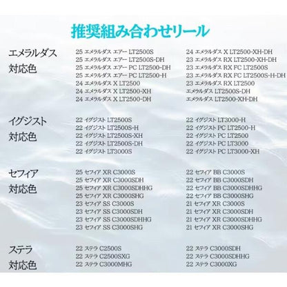 Air Sense 98 ダブルハンドル 98mm チタンノブ 20mm ダイワ用 EMカラー H2S98YA0220A02TNEM2 ゴメクサス