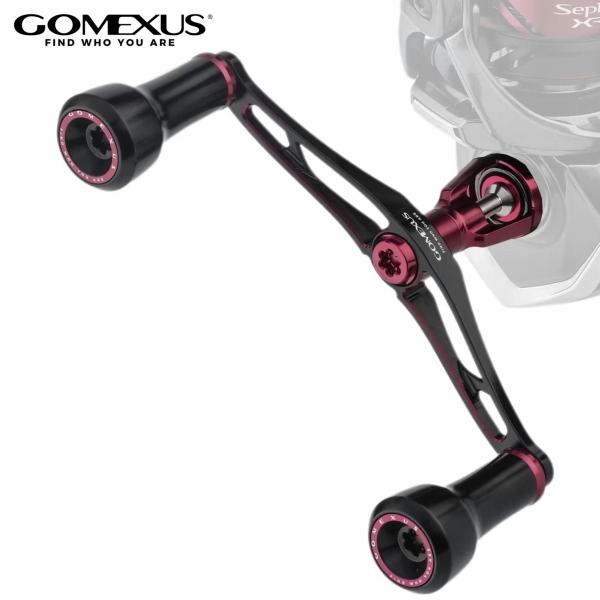 Air Sense 98 ダブルハンドル 98mm チタンノブ 20mm シマノ用 ブラックレッド H1S98YA0220A02BKRD2 ゴメクサ