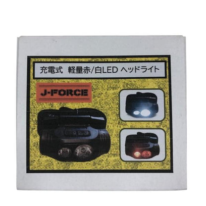 FＫ 充電式軽量赤／白 LEDヘッドライト J-Force