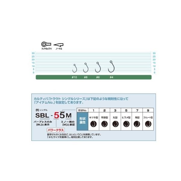 シングルフック S－55 カルティバ